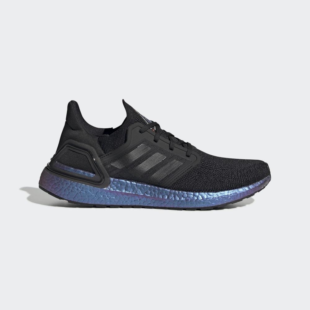 Adidasi Alergare Adidas Ultraboost 20 Barbati Romania - Negrii/Albastri Violet EG1341